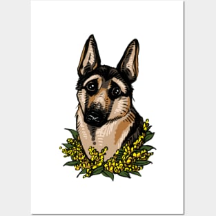 G is for German Sheperd Posters and Art